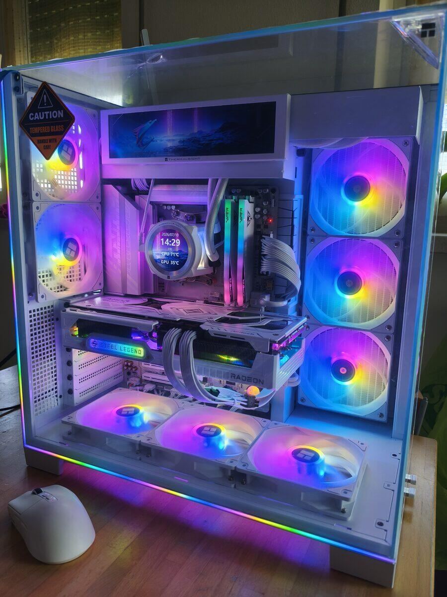 Custom gaming PC build with RGB — Il Garage dei PC