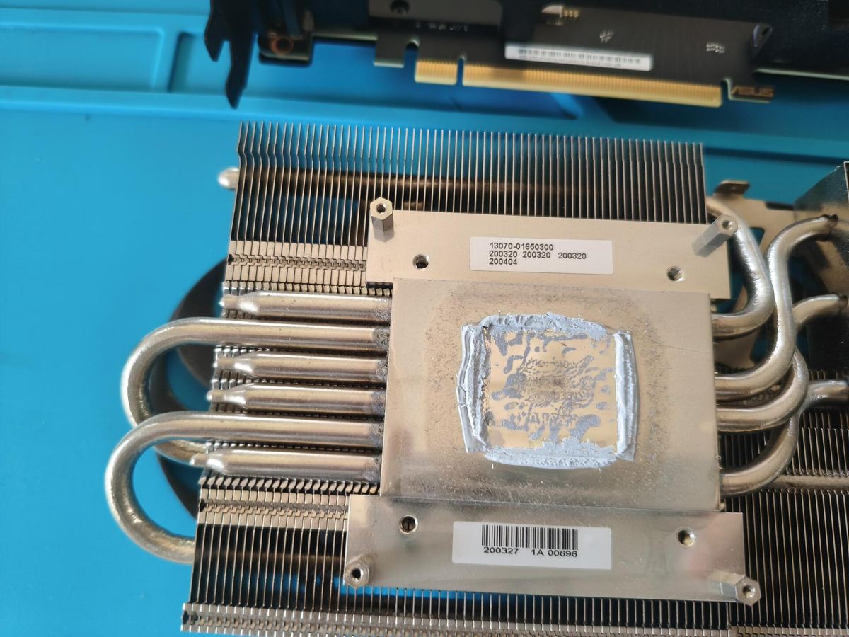 Dissipatore GPU con heatpipe in rame